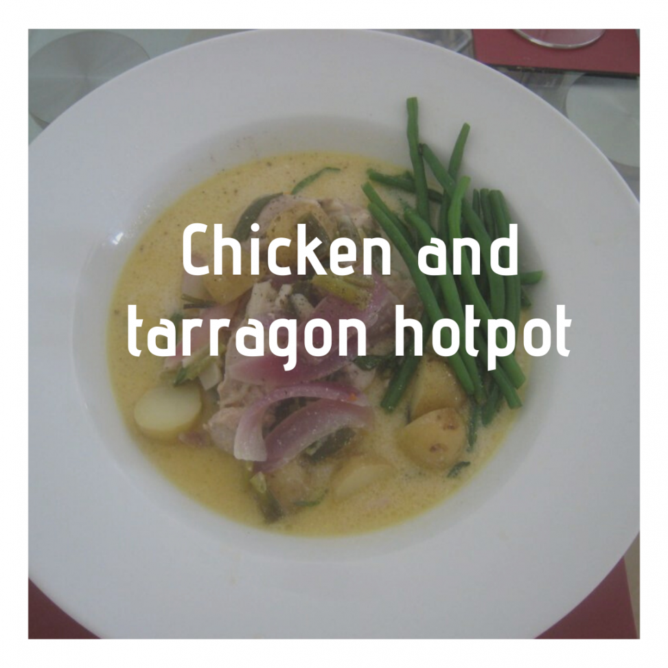 Chicken and tarragon hotpot Skirlie Dumpling & The Tipsy Sassenach